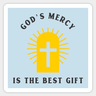 Gods Mercy Merciful Jesus Christian Christianity Sticker